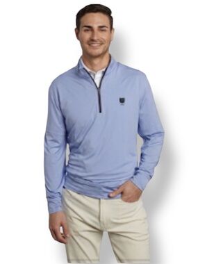 Stitch Golf NWT Evanston Golf Club 1898 Quarter-Zip Pullover Blue Size L